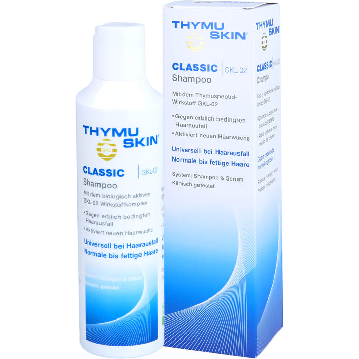 THYMUSKIN Classic Shampoo bei Haarausfall, 200 ml Shampoo