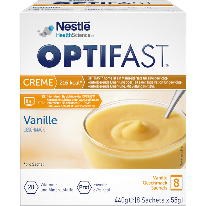 OPTIFAST home Creme Vanille Pulver in Sachets, 8 St. Beutel