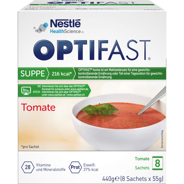 OPTIFAST home Suppe Tomate Pulver in Sachets, 8 St. Beutel