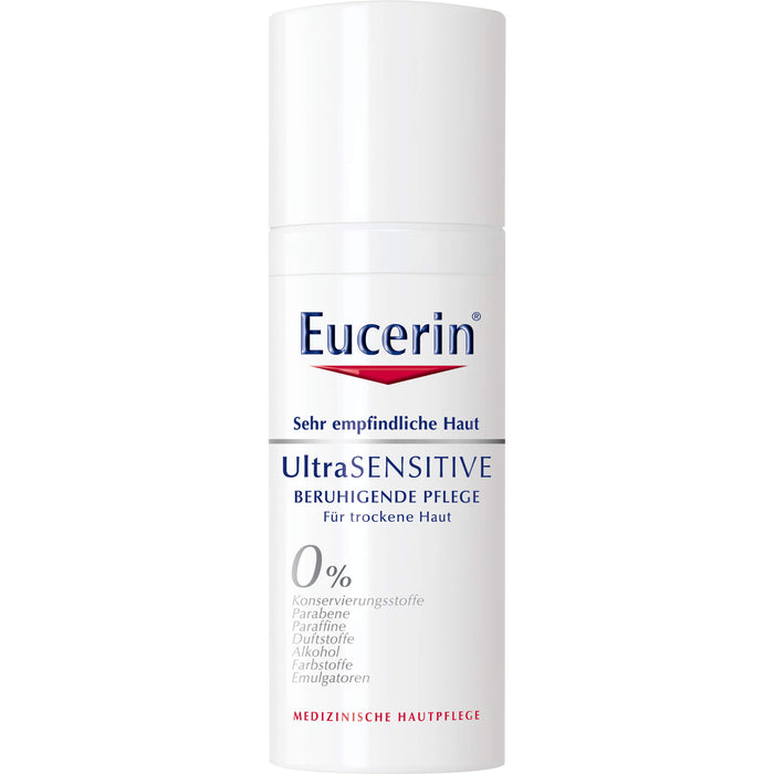 Eucerin Ultra Sensitive beruhigende Pflege für trockene Haut, 50 ml Creme