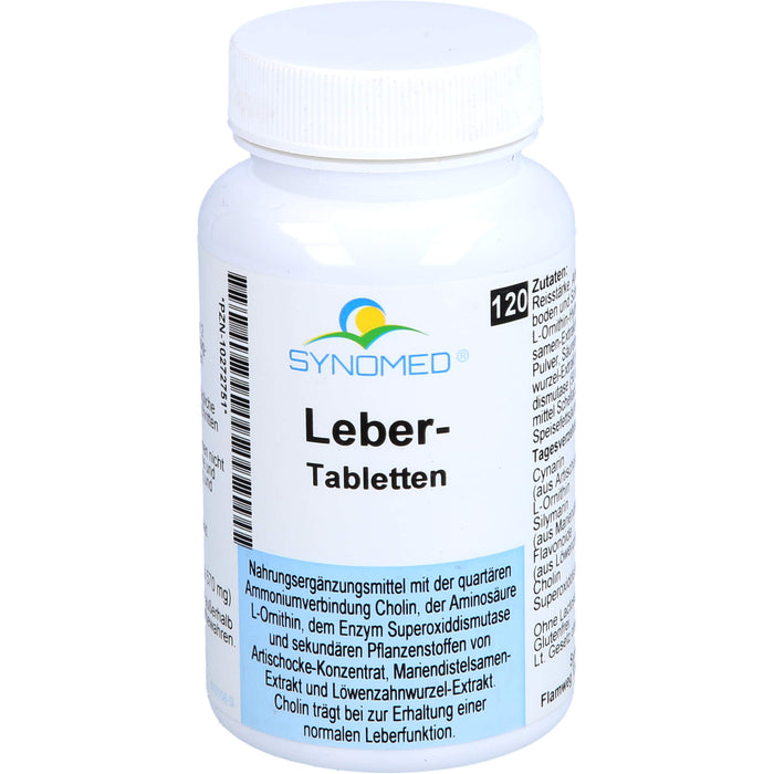 SYNOMED Leber Tabletten, 120 St. Tabletten
