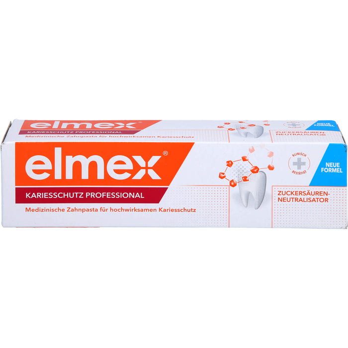 Elmex Kariesschutz Professional medizinische Zahnpasta, 75 ml Zahncreme