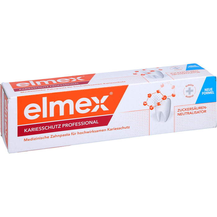 Elmex Kariesschutz Professional medizinische Zahnpasta, 75 ml Zahncreme