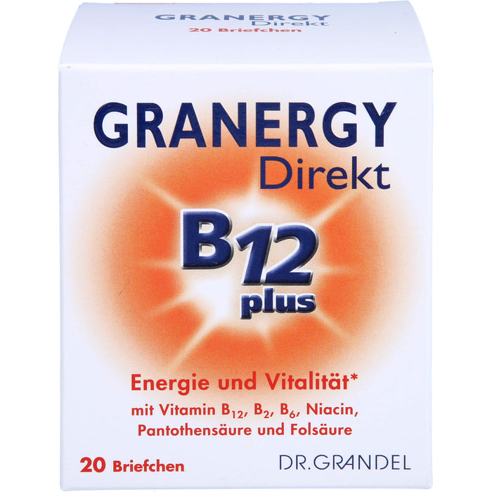 Dr. Grandel Granergy Direkt B12 plus Briefchen, 20 St. Beutel