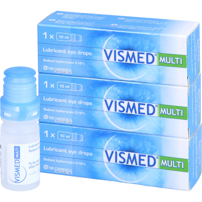 VISMED Multi Augentropfen zur Behandlung von trockenen Augen, 30 ml Lösung
