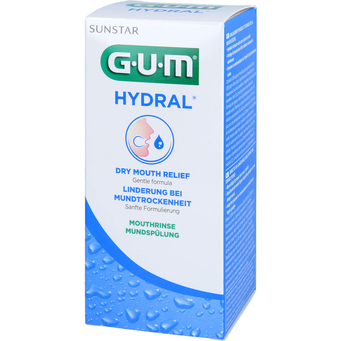 GUM HYDRAL Mundspülung, 300 ml Lösung