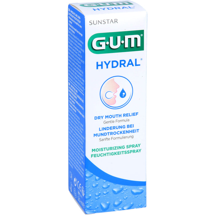 GUM HYDRAL bei Mundtrockenheit Feuchtigkeitsspray, 50 ml Lösung