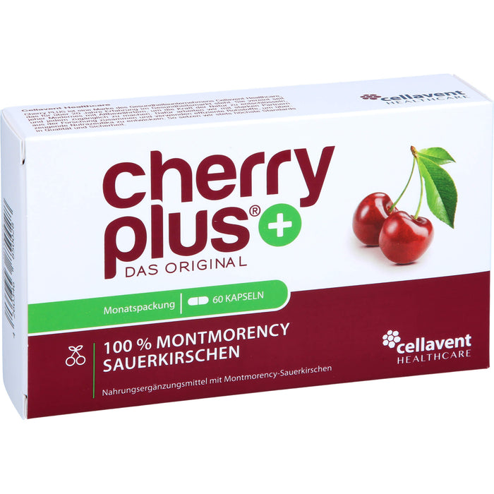 cherry plus 100 % Montmorency Sauerkirschen Kapseln, 60 St. Kapseln