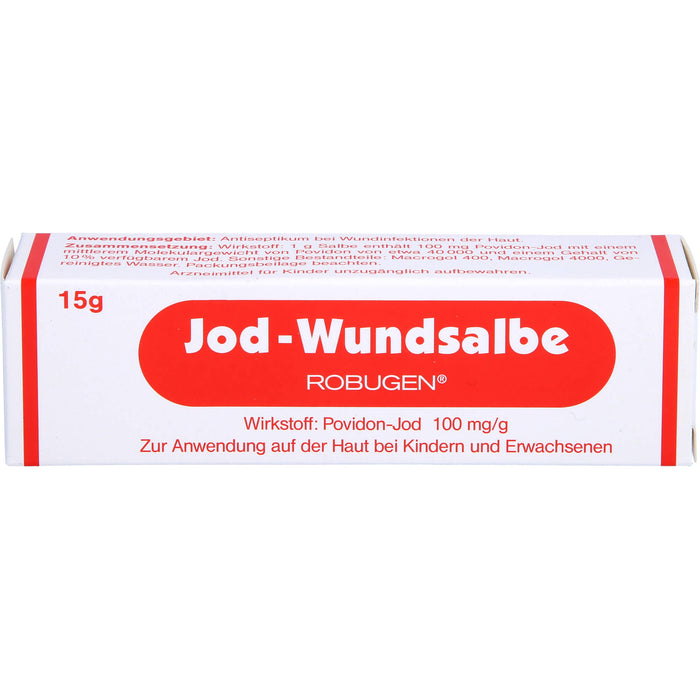 Jod-Wundsalbe Robugen, 100 mg/g, 15 g SAL