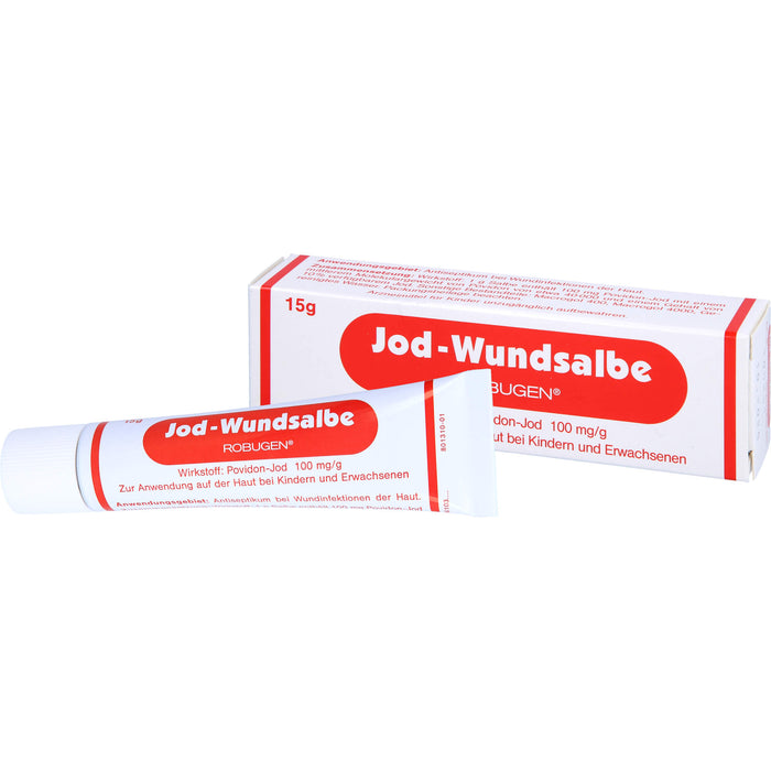 Jod-Wundsalbe Robugen, 100 mg/g, 15 g SAL