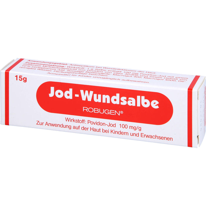 Jod-Wundsalbe Robugen, 100 mg/g, 15 g SAL