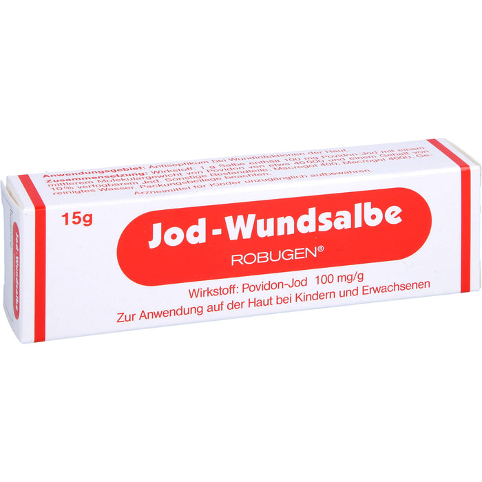 Jod-Wundsalbe Robugen, 100 mg/g, 15 g SAL