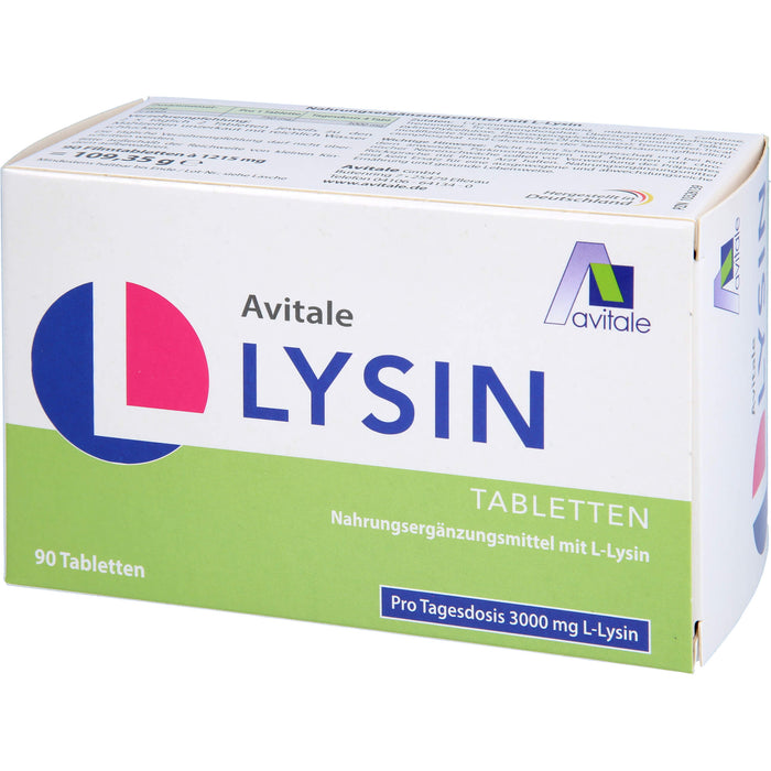 L-Lysin 750mg Tabletten, 90 St TAB