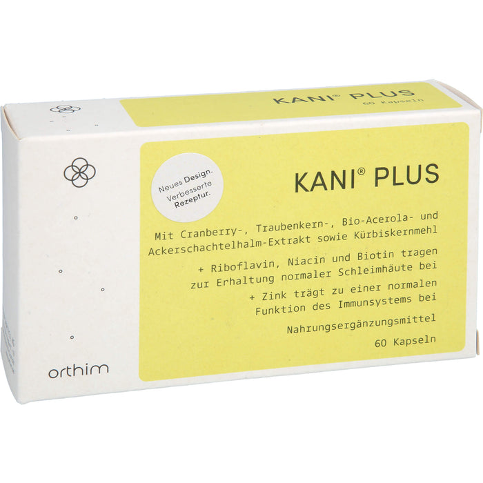Kani plus + Kapseln zur Gesunderhaltung der Blase, 60 St. Kapseln