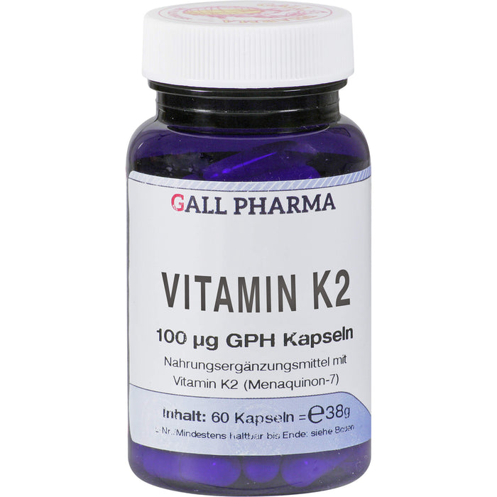 GALL PHARMA Vitamin K2 100 µg GPH Kapseln, 60 St. Kapseln