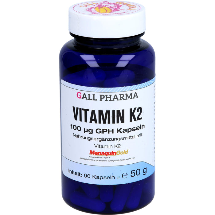 GALL PHARMA Vitamin K2 100 µg GPH Kapseln, 90 St. Kapseln