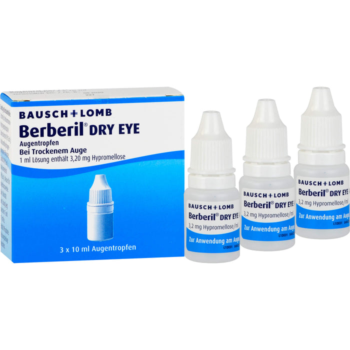 Berberil Dry Eye Augentropfen bei trockenem Auge, 30 ml Lösung