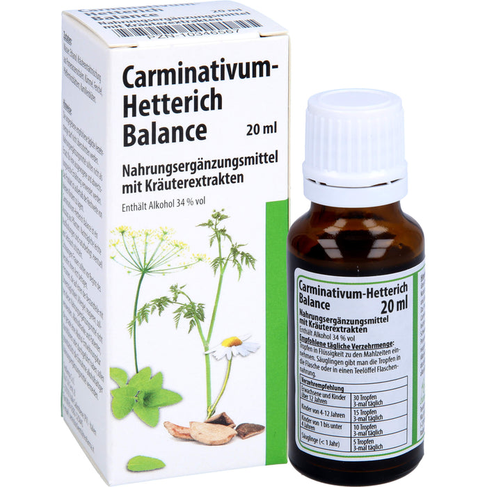 Carminativum-Hetterich Balance Tropfen, 20 ml Lösung