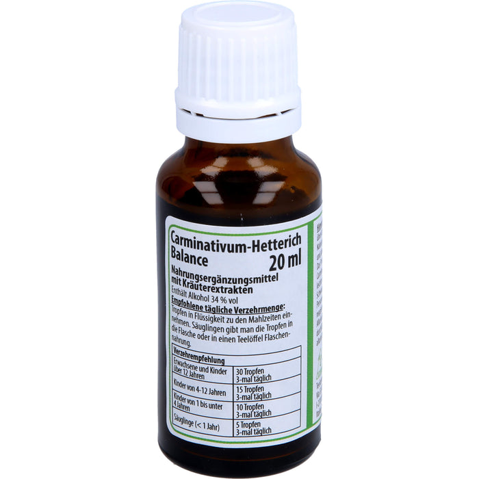 Carminativum-Hetterich Balance Tropfen, 20 ml Lösung