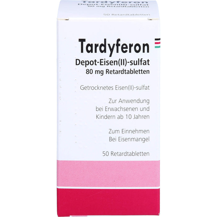 Tardyferon Depot-Eisen(II)-sulfat 80 mg Eurim Retardtabletten, 50 St. Tabletten