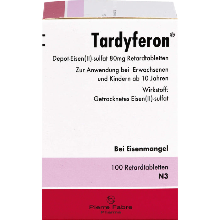 Tardyferon Depot-Eisen(II)-sulfat 80 mg Eurim Retardtabletten, 100 St. Tabletten