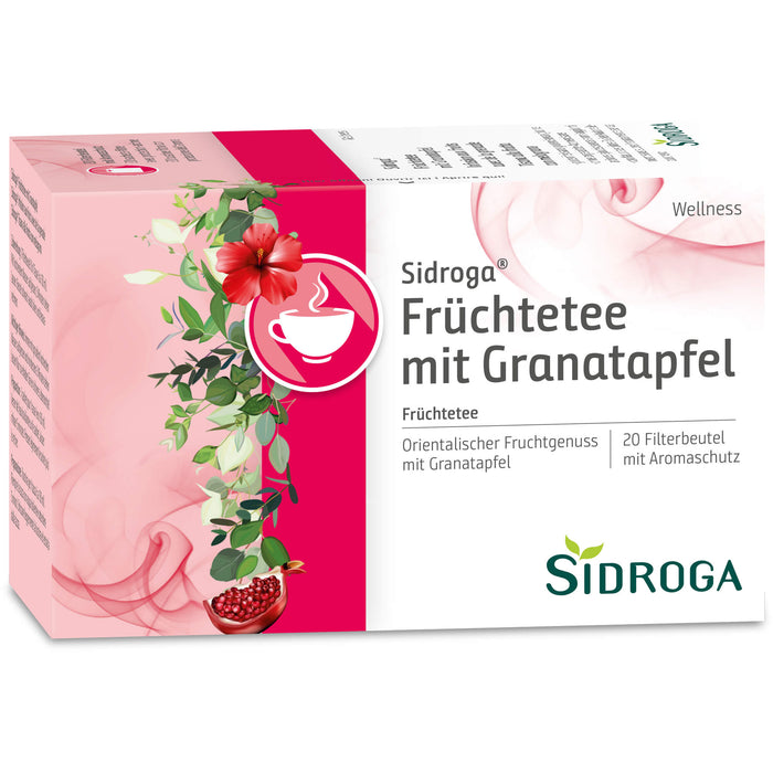 Sidroga Wellness Früchtetee mit Granatapfel, 20X2.0 g TEE