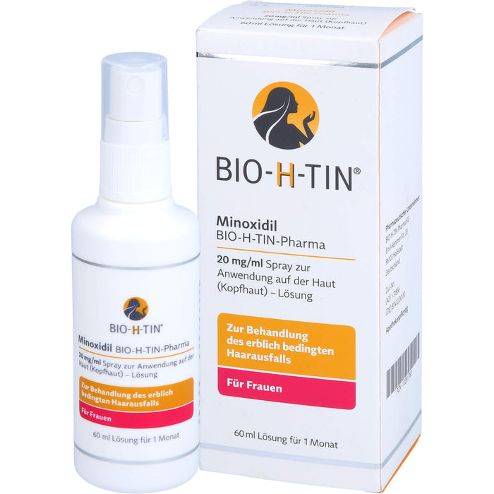 BIO-H-TIN Minoxidil Spray, 60 ml Lösung