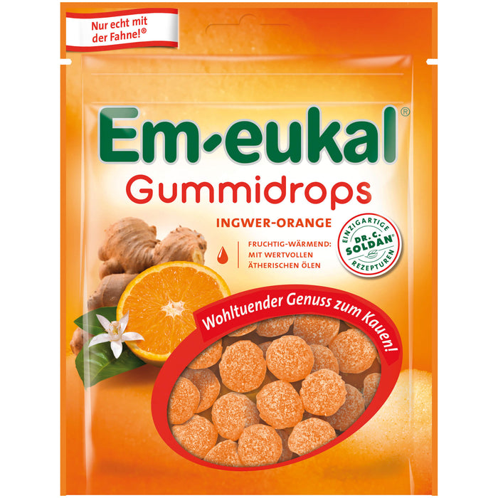 Em-eukal Gummidrops Ingwer Orange ZH, 90 g BON