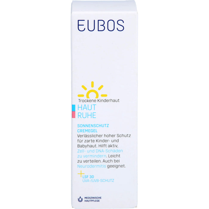 Eubos Haut Ruhe Sonnenschutz Creme Gel LSF30 + UVA, 50 ml GEL