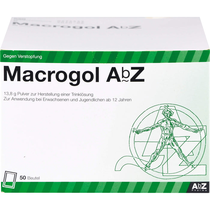 Macrogol AbZ Pulver zur Herstellung einer Lösung zum Einnehmen, 50 St PLE
