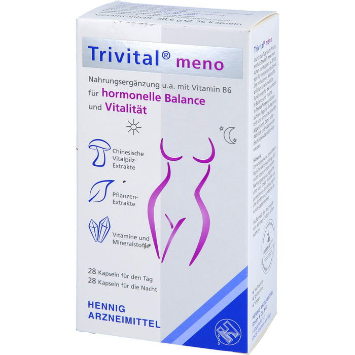 Trivital meno Kapseln für hormonelle Balance und Vitalität, 56 St. Kapseln