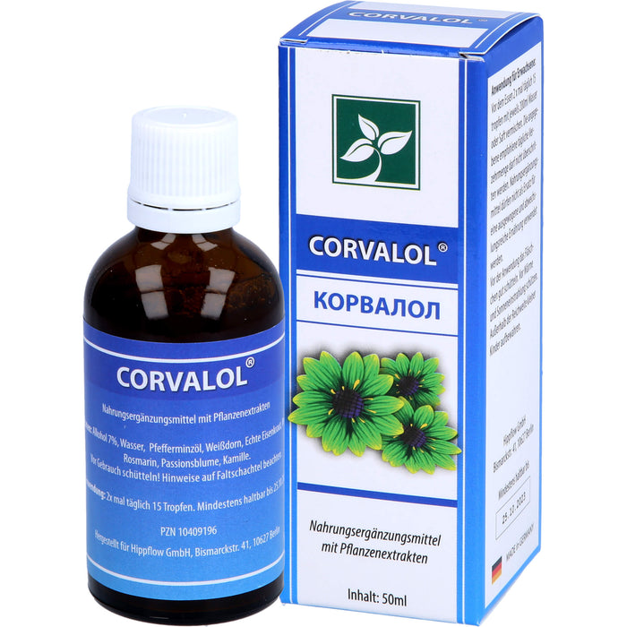 CORVALOL Tropfen Unterstützt das Herz-Kreislauf-System, 50 ml Lösung