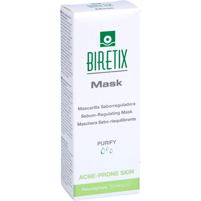 BiRetix Mask talgregulierende Maske Akne-Gel, 25 ml Gesichtsmaske