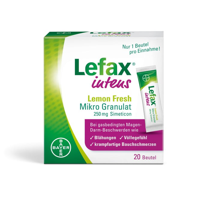 Lefax intens Lemon Fresh Mikro Granulat, 20 St. Beutel