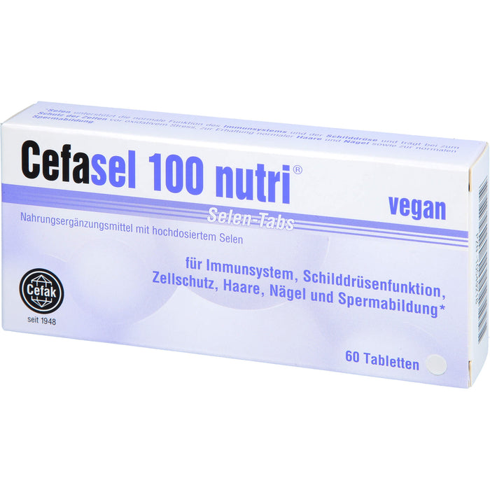 Cefasel 100 nutri Selen-TABS, 60 St. Tabletten