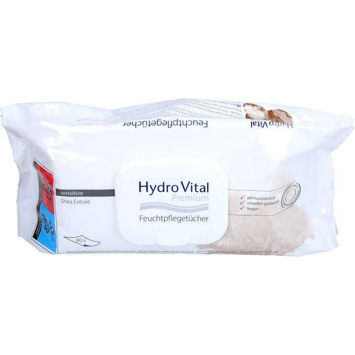 Hydro Vital Premium Feuchtpflegetücher, 80 St. Tücher
