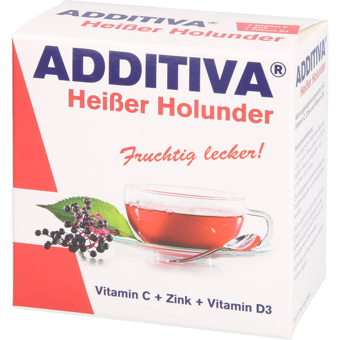 ADDITIVA Heißer Holunder Sachets, 10 St. Beutel