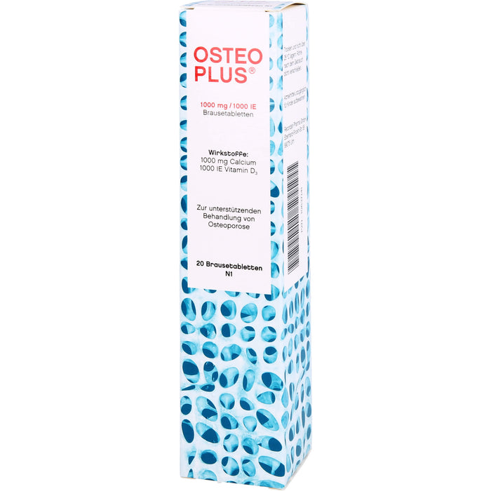 Osteoplus 1000 mg/1000 IE Brausetabletten, 20 St BTA