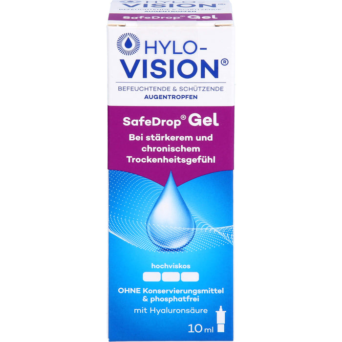 Hylo-Vision SafeDrop Gel, 10 ml Lösung