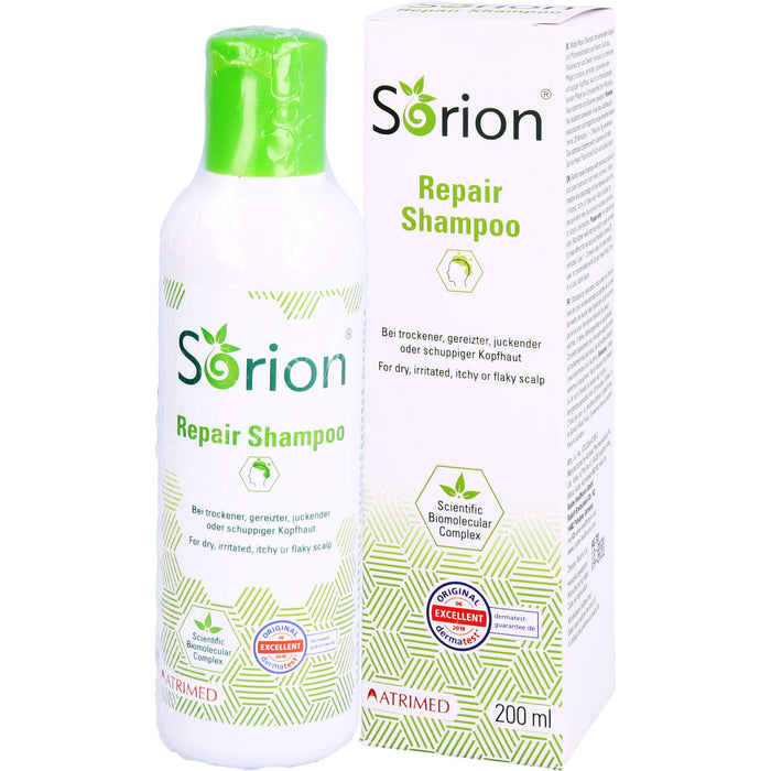Sorion Shampoo für trockene empfindliche Kopfhaut, 200 ml Shampoo