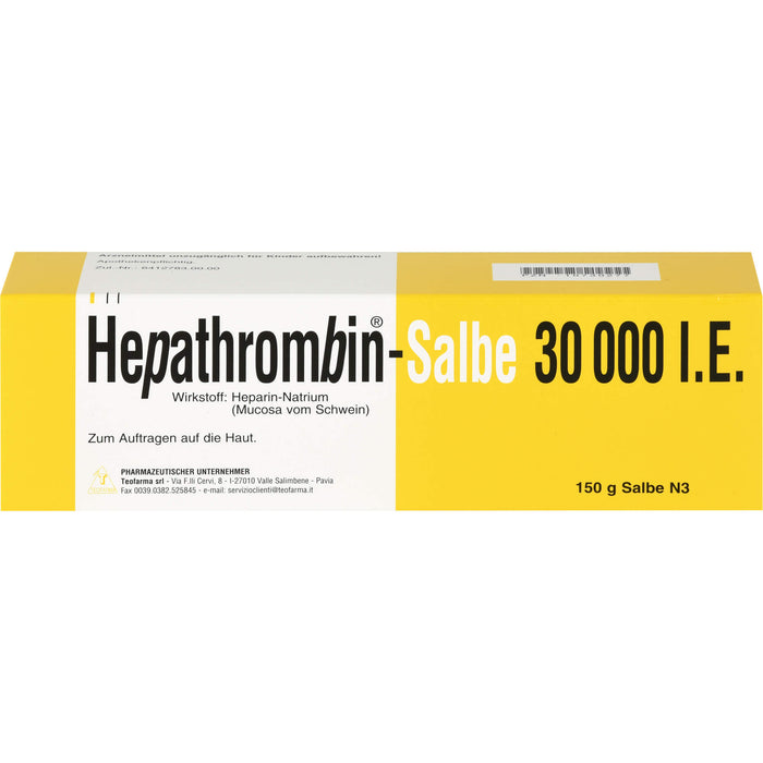 Hepathrombin-Salbe 30000 I.E., 150 g Salbe