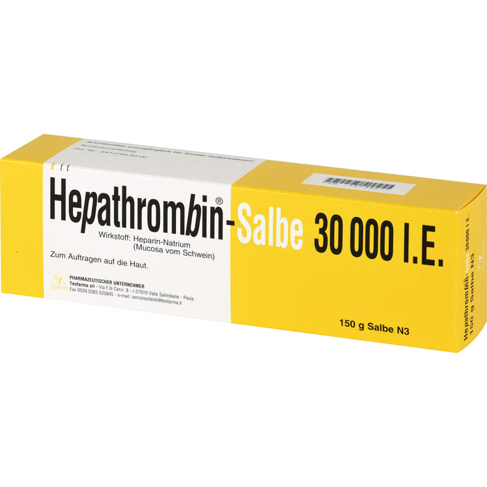 Hepathrombin-Salbe 30000 I.E., 150 g Salbe