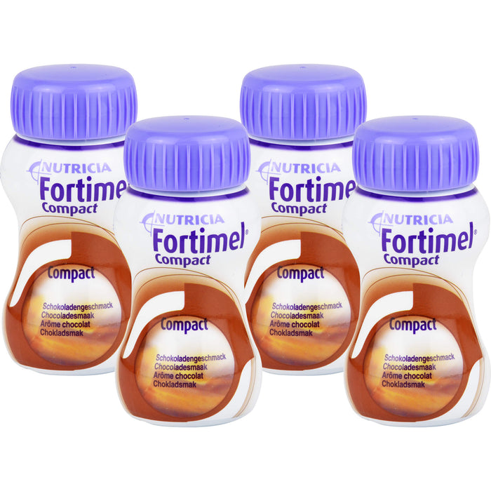 Fortimel Compact 2,4 Schokoladengeschmack, 4X125 ml FLU