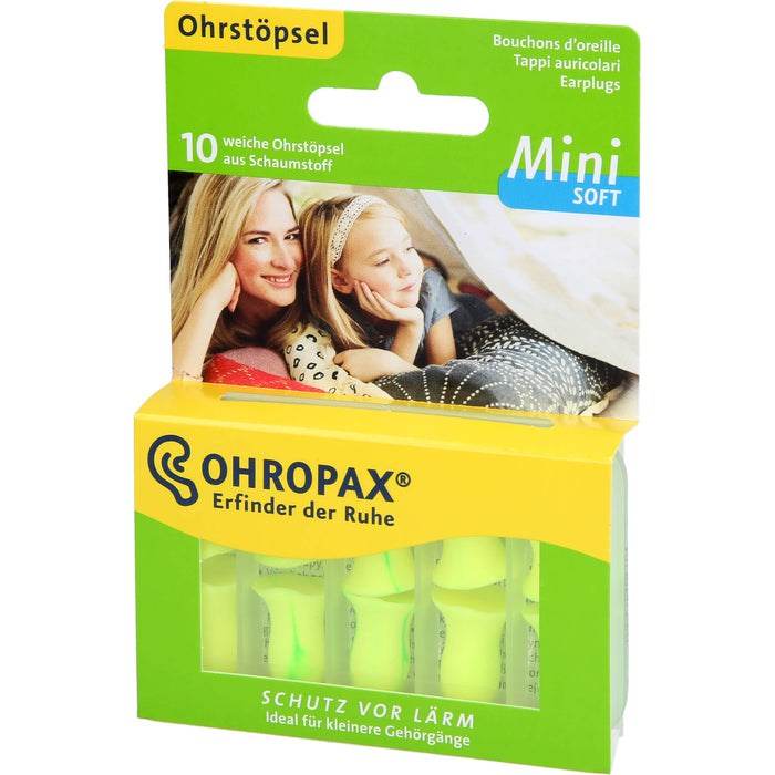 OHROPAX Mini Soft Schaumstoff-Stöpsel, 10 St. Ohrstöpsel