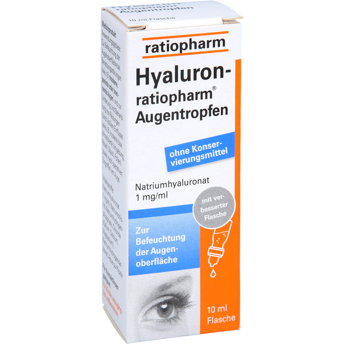 Hyaluron-ratiopharm Augentropfen, 10 ml Lösung