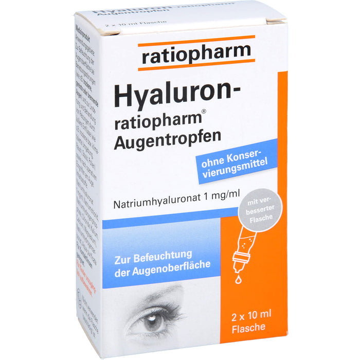 Hyaluron-ratiopharm Augentropfen, 20 ml Lösung
