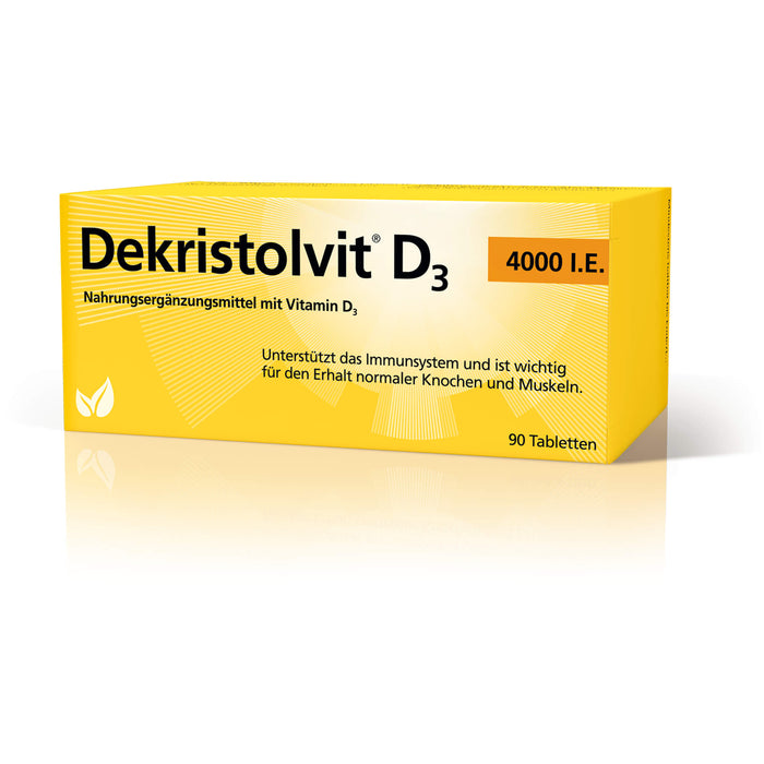 Dekristolvit D3 4000 I.E. Tabletten, 90 St. Tabletten