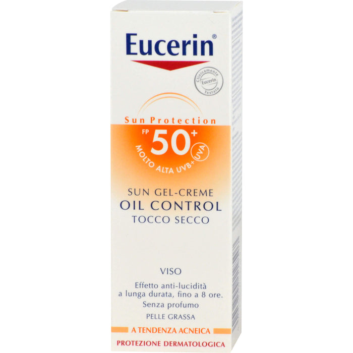 Eucerin Oil Control Face Sun Gel-Creme LSF 50+, 50 ml Creme