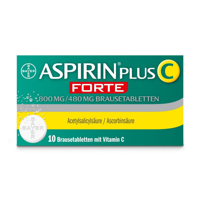 ASPIRIN plus C forte Brausetabletten, 10 St. Tabletten