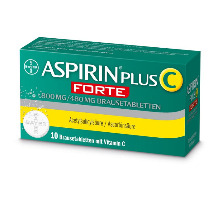 ASPIRIN plus C forte Brausetabletten, 10 St. Tabletten